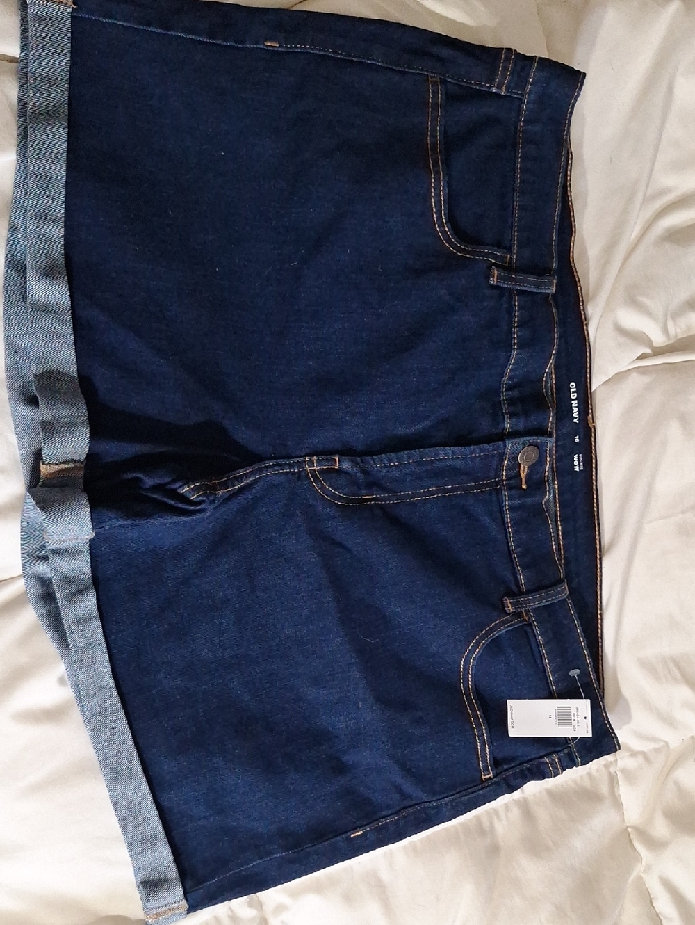 Old Navy Dark Blue Denim Shorts